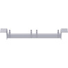 METRIQUE - Support-plancher intermédiaire centrique en acier (fixation plancher acier + plancher acier) 0.32 m