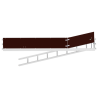 ALBLITZ - Plancher alu/bois avec trappe et échelle 2.57 x 0.60 m - 3 crochets Type L