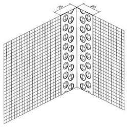 Cornière entoilée PVC - 10 x 23 cm - 250 cm de long 