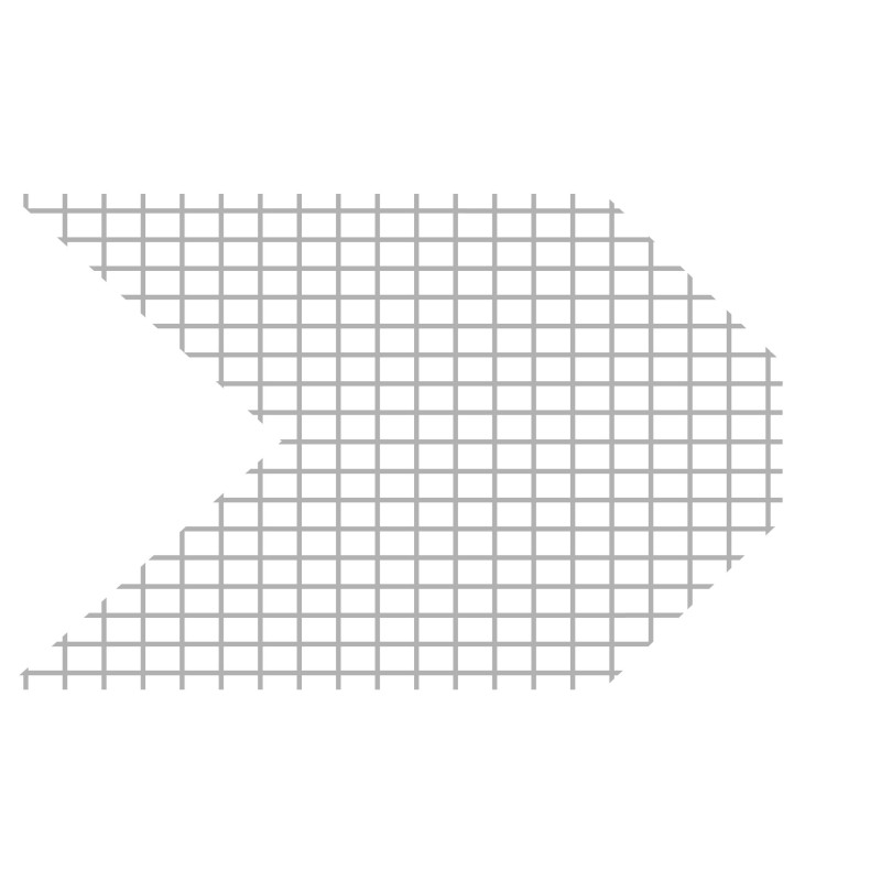 Flèche tissée en fibre de verre - 6 x 6