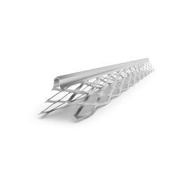 Cornière plâtrière déployée - 34 x 34 mm - 225 cm de long