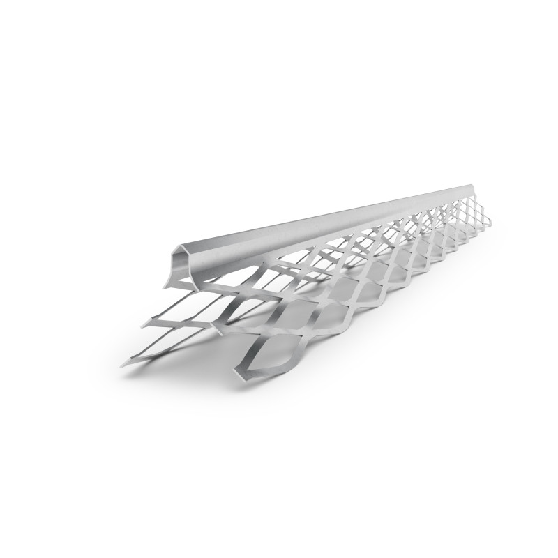 Cornière plâtrière déployée - 34 x 34 mm - 225 cm de long