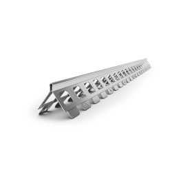 Cornière plâtrière perforée - 40 x 40 mm - enduit 10 mm - 300 cm de long 