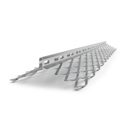 Cornière plâtrière déployée - 45 x 45 mm - 250 cm de long