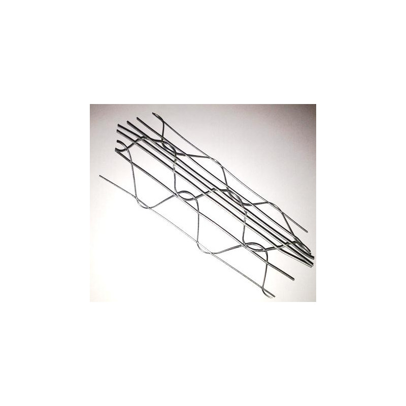 Cornière d'angle widra APA - cornière en fil d'acier galvanisé asymétrique - 295 cm de long 