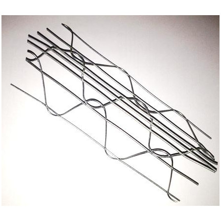 Cornière d'angle widra APA - cornière en fil d'acier galvanisé asymétrique - 295 cm de long 