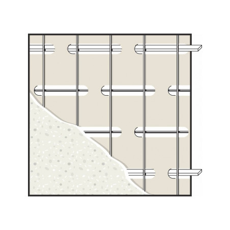 Stucanet 80 - 2.400 x 700 mm 