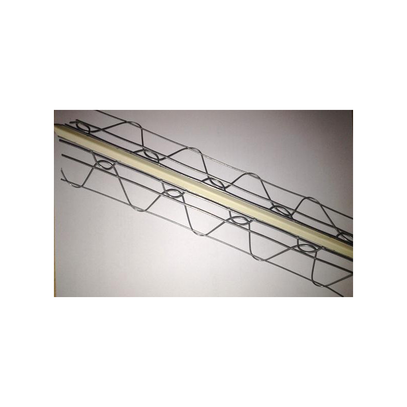 Profilé en fils soudés - type APBK - 62 x 62 mm - 295 cm de long 