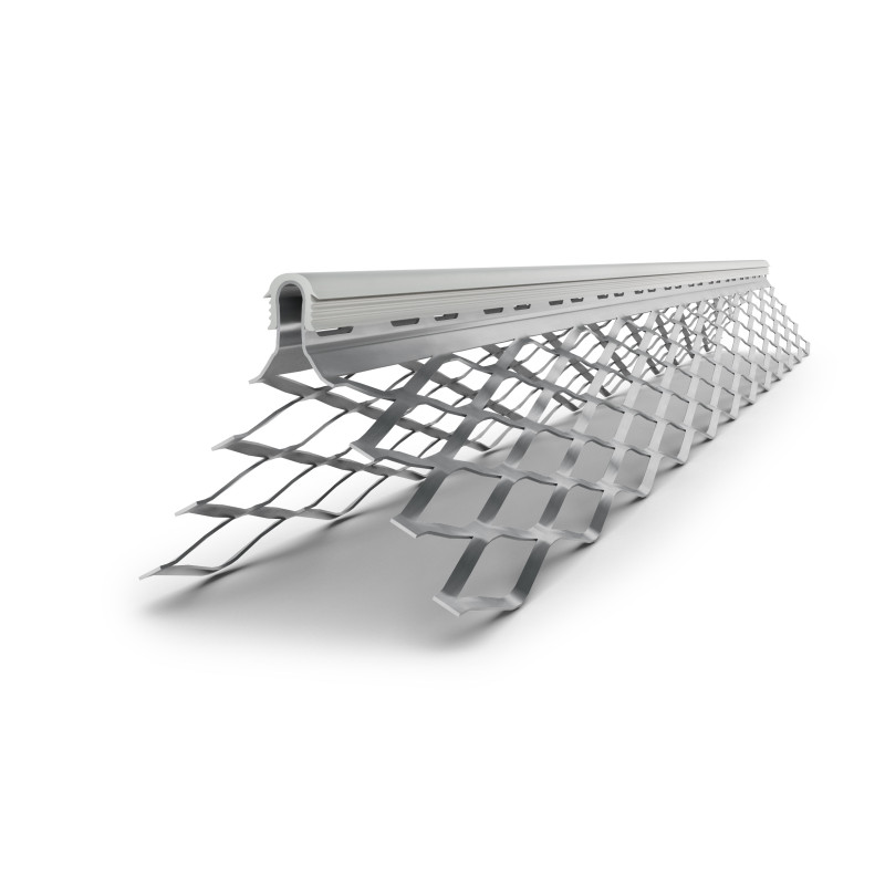 Cornière déployée sans jonc PVC - 50 x 50 mm - 300 cm de long 