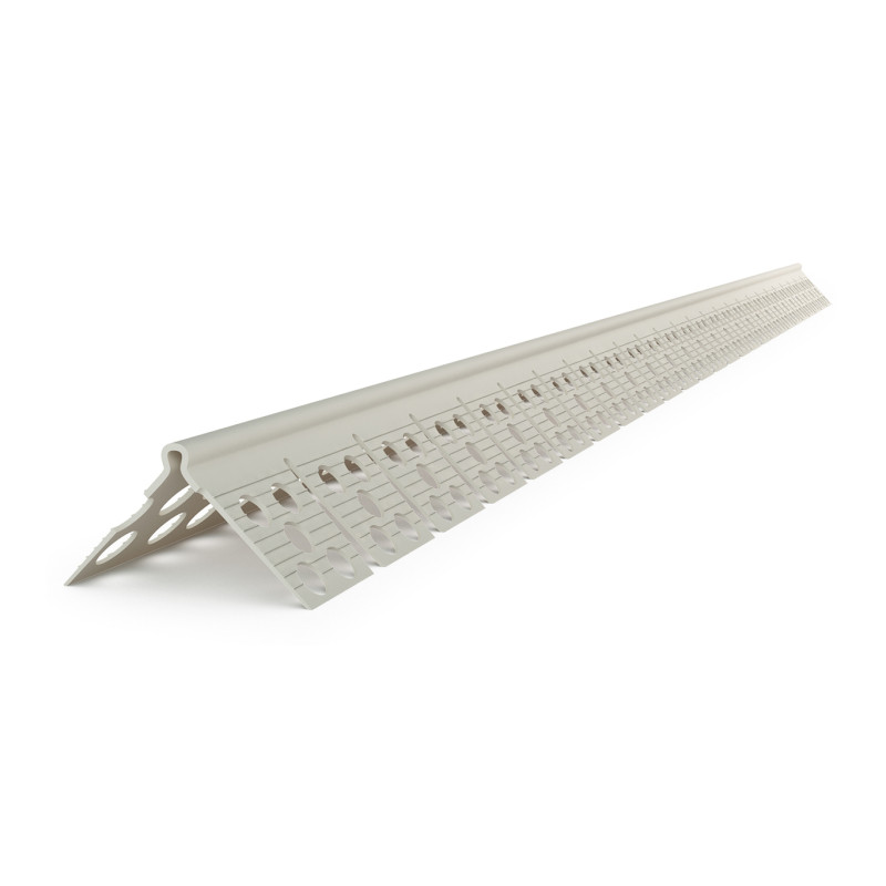 Cornière perforée pour arrondis - 25 x 25 mm - 250 cm de long 