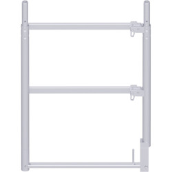 Alfix - Cadre d'extrémité en acier 1.00 x 0.73 m