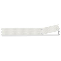 ALBLITZ - Plancher tout alu avec trappe sans échelle 1.57 x 0.60 m - 3 crochets Type L