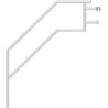 Alfix / UNIFIX - Garde-corps volée d'escalier en aluminium 1.40 x 1.00 m 