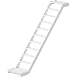 MULTI - Volée d'escalier en aluminium 2.57 x 2.00 x 0.62 m 