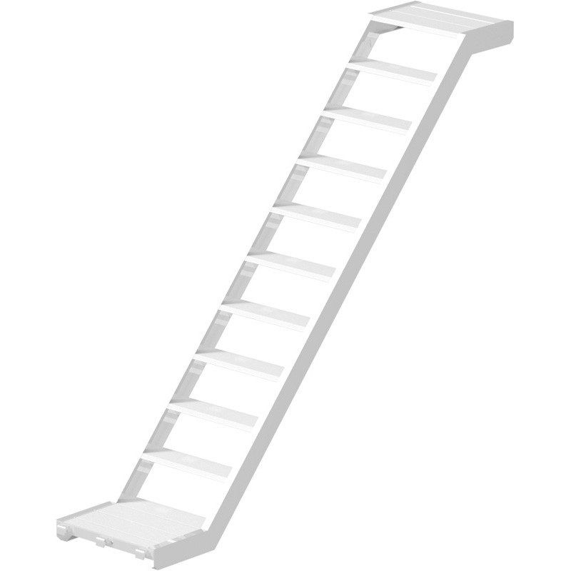 MULTI - Volée d'escalier en aluminium 2.57 x 2.00 x 0.62 m 