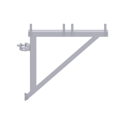 UNIFIX - Console 0.64 m avec demi-collier SW22 sans raccord de tube 