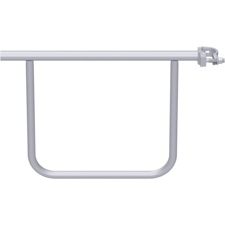 UNIFIX - Double garde-corps frontal en acier 0.74 m 