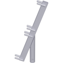 UNIFIX - Support de protection en acier 0.60 x 0.30 m