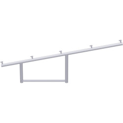 UNIFIX - Protection intempéries corniche en acier 2.00 m