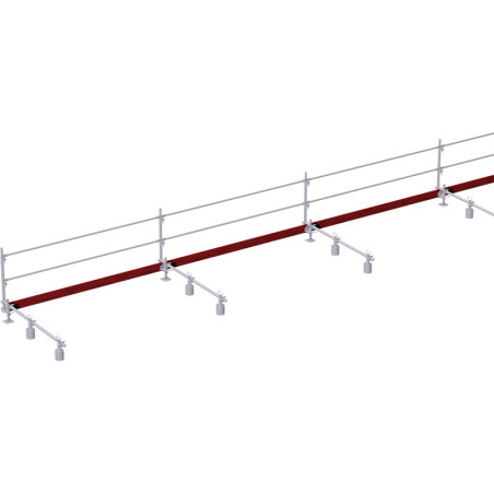Protection antichute toit plat kit complet pour 15 m