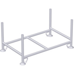 Palette tubulaire SPECIALE avec 4 tubes soudés 1.37 x 0.85 x 0.65 m