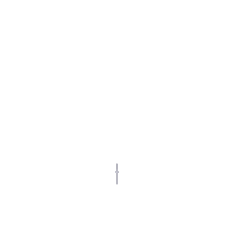 Montant vertical en acier avec raccord de tube moulé 0.50 m - MODUL