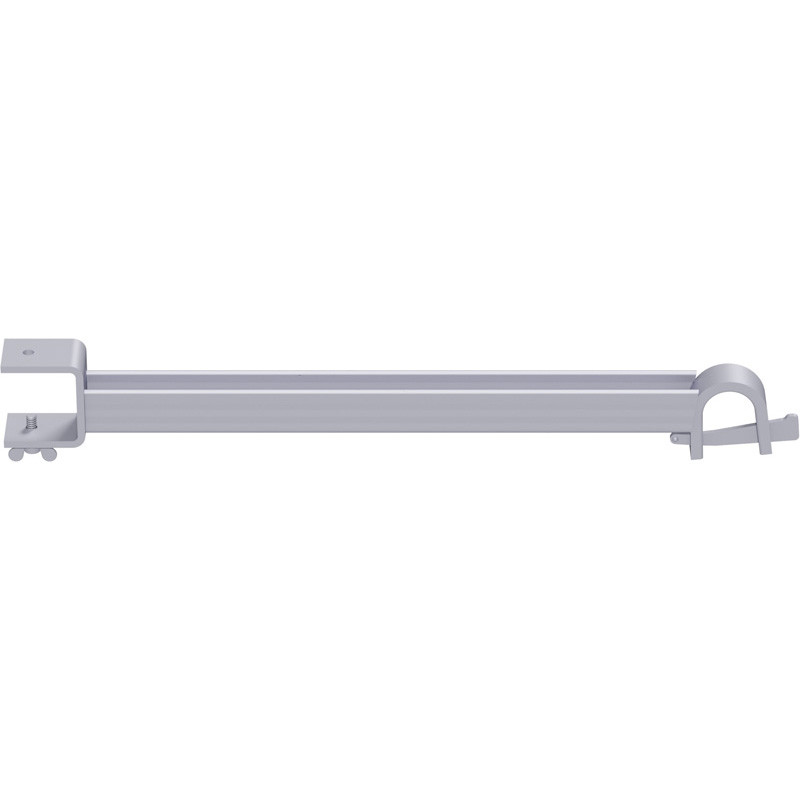 MULTI - Support plancher intermédiaire de bord en U en acier (version de plancher à tube) 0.32 m