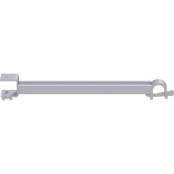 MULTI - Support plancher intermédiaire de bord en U en acier (version de plancher à tube)  0.96 m