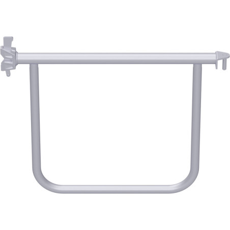 MULTI- Double garde-corps frontal en acier 0.73 m