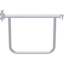 MULTI - Double garde-corps frontal en acier 1.09 m