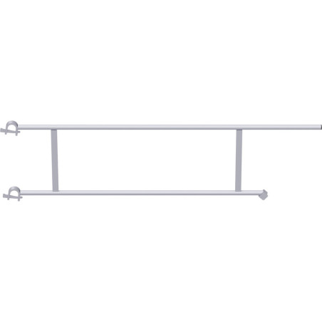 MULTI - Garde-corps intérieur pour palier en acier 2.57 m