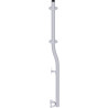 MULTI - Support garde-corps RE avec ergot de plinthe en acier 1.65 m