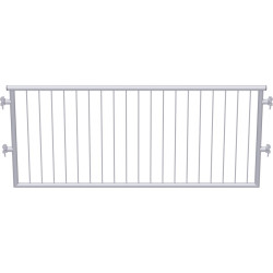 MULTI - Garde-corps en acier avec sécurité enfant 1.09 x 1.10 m
