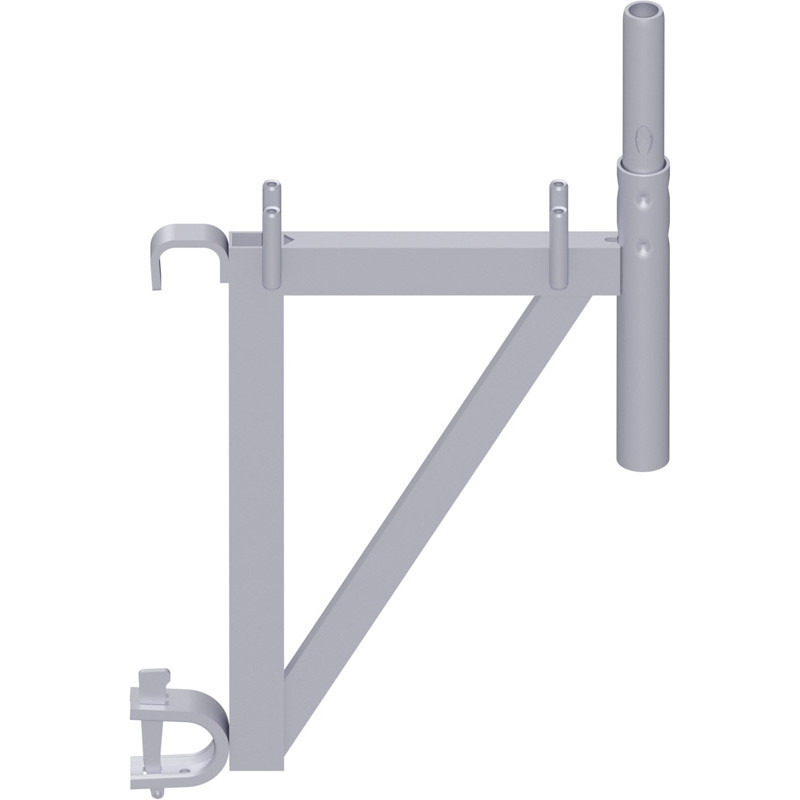 METRIQUE - Console avec accrochage pour support-plancher à tube 0.41 m