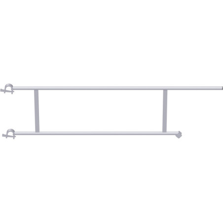 METRIQUE - Garde-corps intérieur pour palier en acier 2.50 m