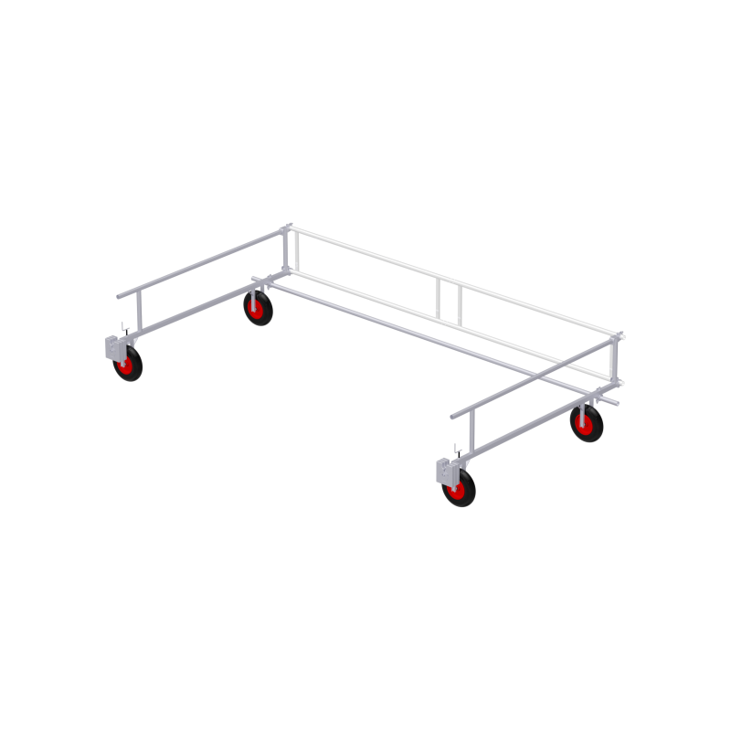 Protection latérale toit plat MOBILE kit complet 4.50 x 2.50 m