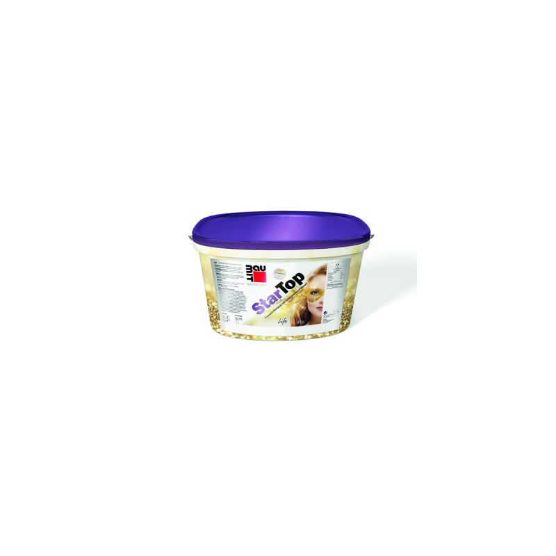 BAUMIT Crépi Siloxane Premium / Taloché K 1,5 mm StarTop - Seau de 25 Kg