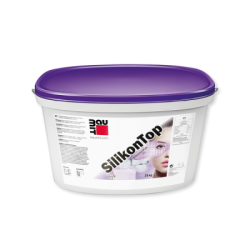BAUMIT Crépi Siloxane / Taloché K1,5 mm SilikonTop - Seau de 25 Kg