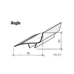 Couvre-joint aluminium - angle - 50 mm