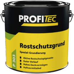 PROFITEC P303 Sous-couche antirouille RAL 9010 - 0,750 L