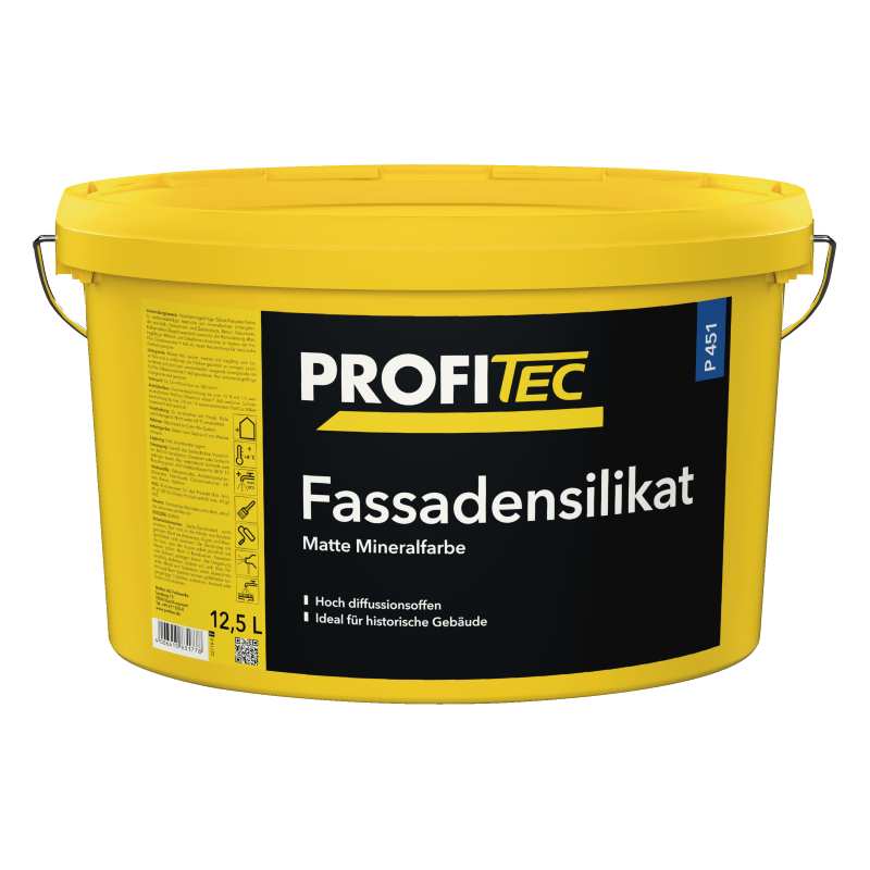 PROFITEC P451 Silicate Façade blanc - 5 L