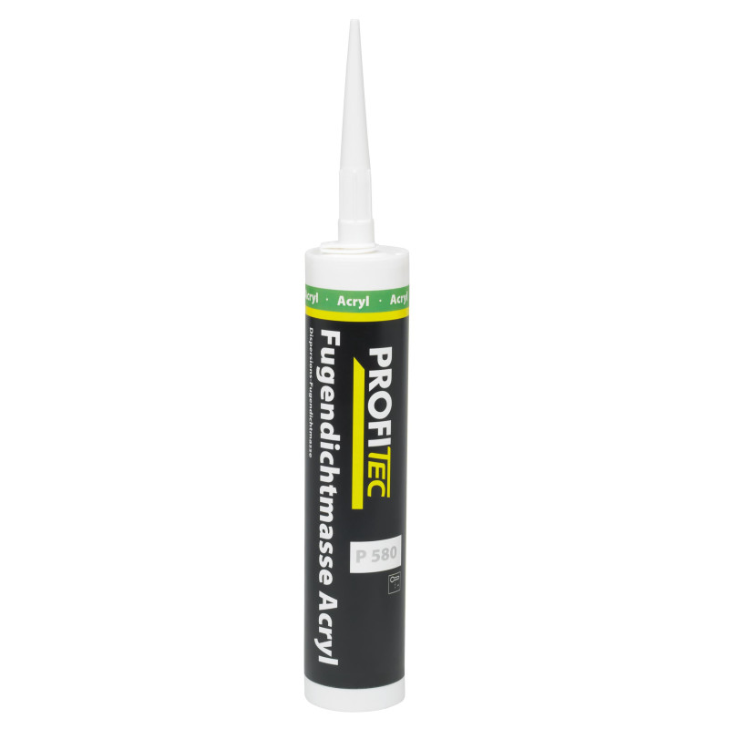 PROFITEC P580 Mastic Acrylique Blanc - 310 ml - 20 pcs/carton