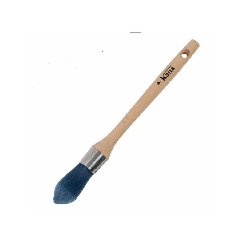 Brosse à Rechampir Aqua Blue Virole Inox - n°0