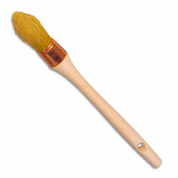 Brosse à Rechampir Manche Bois Virole Cuivrée N°2