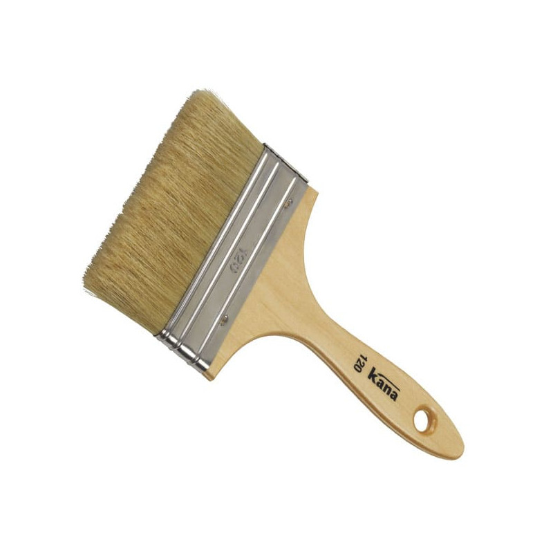 Spalter Soies Blanches Manche Bois Verni 100 mm