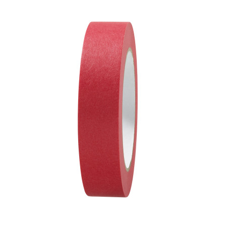Ruban de Masquage Premium ROUGE HR - 150 Jours 120° - 25 mm x 50 m
