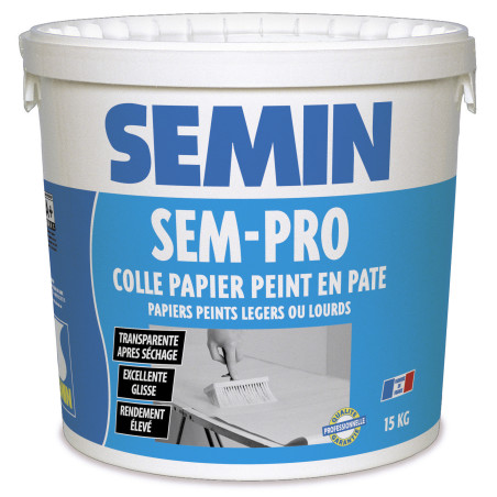 Colle Sem-Pro tous papiers PE en seau - 15 kg