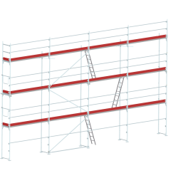Lot d'échafaudage de façade...