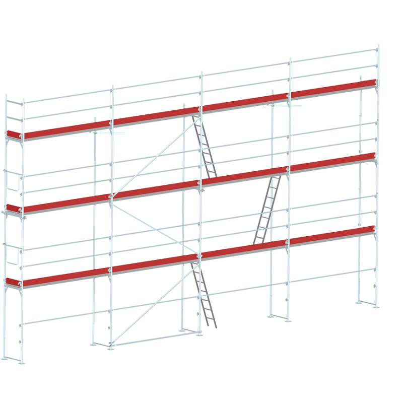 Lot d'échafaudage de façade ~ 100 m²