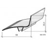 Couvre-joint pvc - angle - 70 mm 